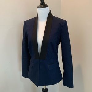 Navy and Black Banana Republic Blazer